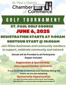 St. Paul & District Chamber of Commerce Annual Golf Tournament