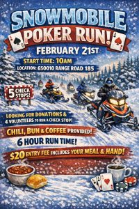 Snowmobile Poker Run in Boyle