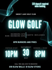 Glow Golf at the Smoky Lake Golf Club