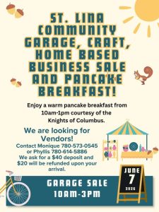 The St. Lina Community Garage Sale