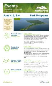 Sir Winston Churchill Provincial Park Programs
