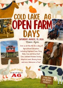 Open Farm Days at the Cold Lake Ag Society